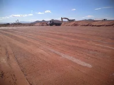 Movimiento de suelo en construcción